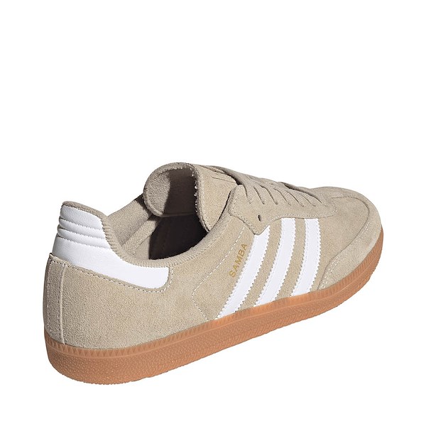 alternate view adidas Samba OG Athletic Shoe - Khaki Three / Cloud White / GumALT4