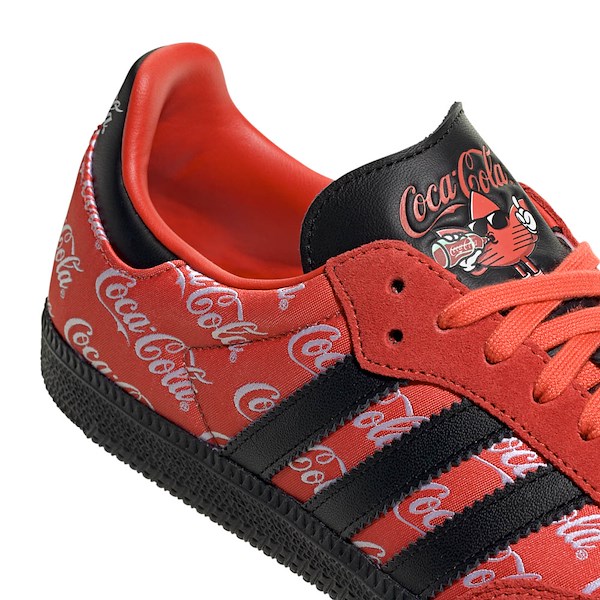 Chaussure sport adidas Coca-Cola Samba OG pour hommes  Rouge / Noir Blanc