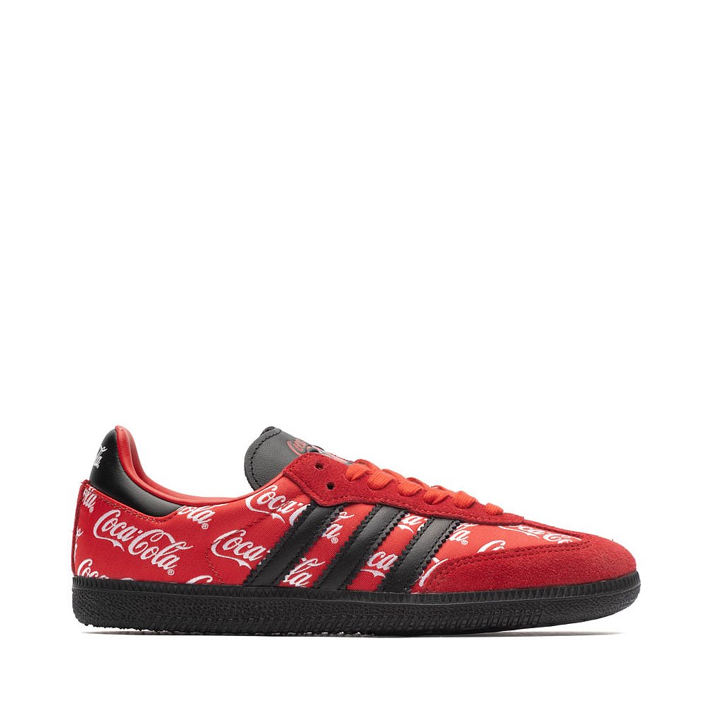Mens adidas Coca-Cola Samba OG Athletic Shoe - Red / Core Black / Cloud White