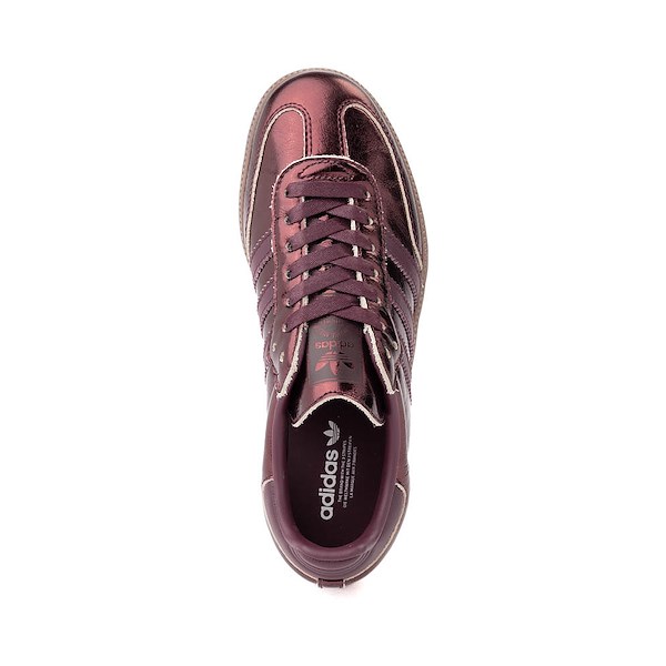 alternate view Womens adidas Samba Athletic Shoe - Maroon / Maroon / GumALT2