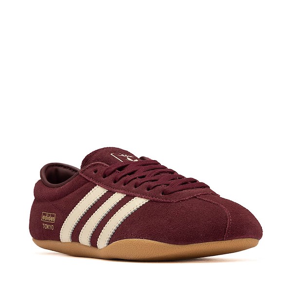 alternate view Womens adidas Tokyo Athletic Shoe - Maroon / Cream White / GumALT5