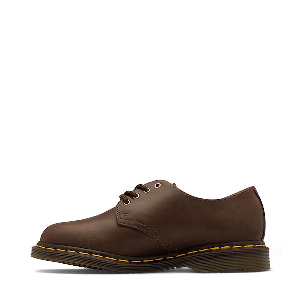 Womens Dr. Martens Daphny 4-Eye Shoe - Dark Brown