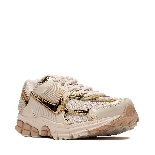 alternate view Womens Nike Zoom Vomero 5 Athletic Shoe - Light Orewood Brown / Metallic Gold / HempALT5