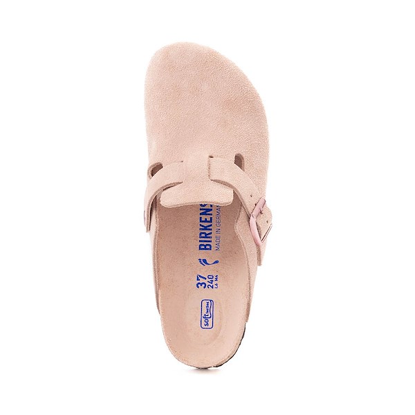 alternate view Womens Birkenstock Boston Soft Footbed Clog - Light RoseALT2