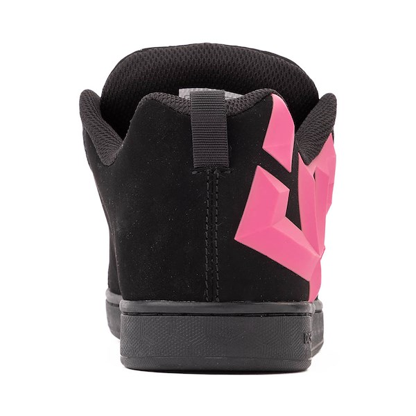 Womens DC Court Graffik Skate Shoe - Black / Pink