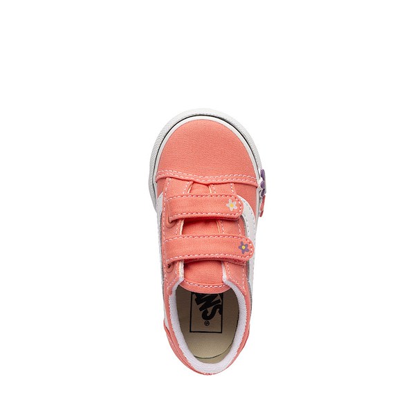 alternate view Vans Old Skool V Skate Shoe - Baby / Toddler - PinkALT2