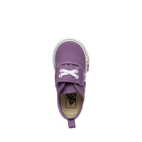Vans Authentic Elastic V Skate Shoe - Baby / Toddler Purple