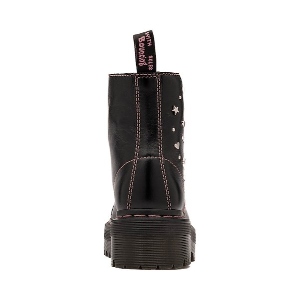 alternate view Womens Dr. Martens Sinclair Hearts and Stars Boot - BlackALT4