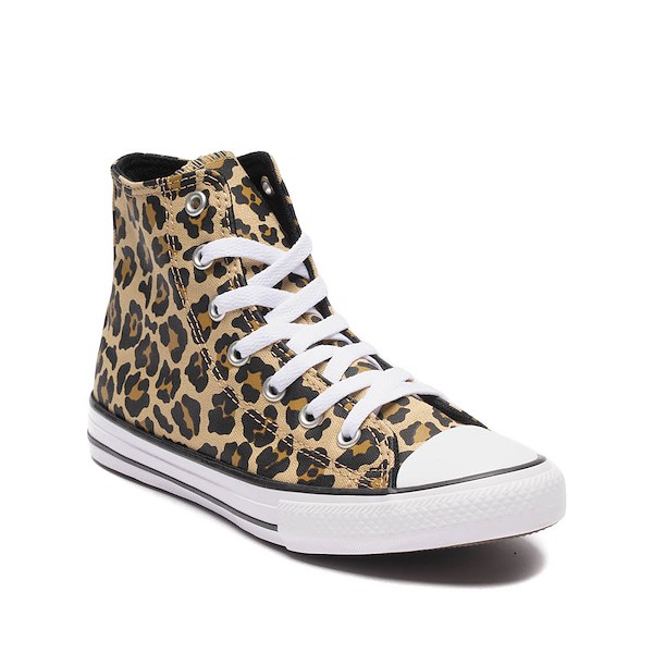 alternate view Converse Chuck Taylor All Star High-Top Sneaker - Little Kid - Leopard PrintALT5