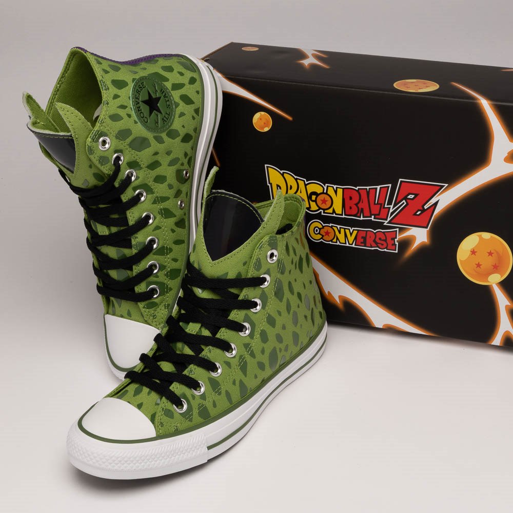 Converse x Dragon Ball Z Chuck Taylor All Star High-Top Cell Sneaker - Peridot / Garden Green