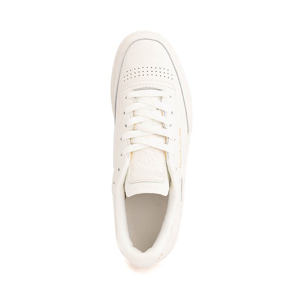 Mens Reebok Club C 85 Athletic Shoe - White / Chalk Gold