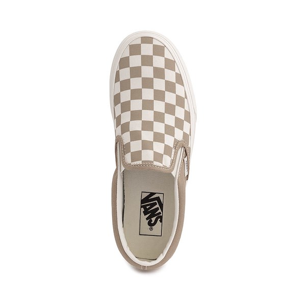 alternate view Vans Classic Slip-On Checkerboard Skate Shoe - IncenseALT2