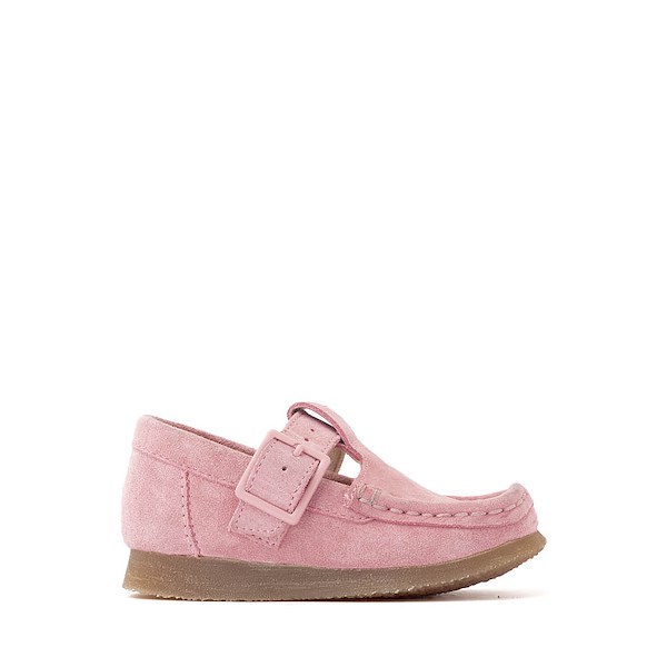 Clarks Wallabee Evo T-Bar Mocassin - Toddler Dusty Pink