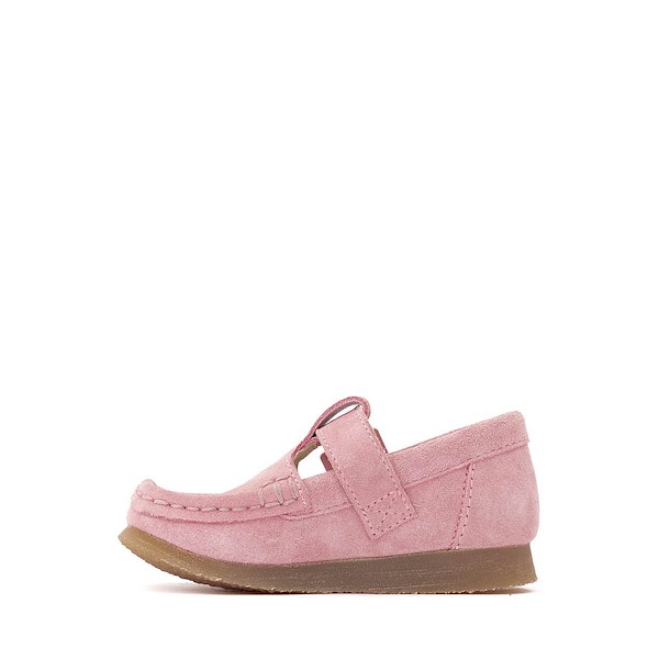 Clarks Wallabee Evo T-Bar Mocassin - Toddler Dusty Pink