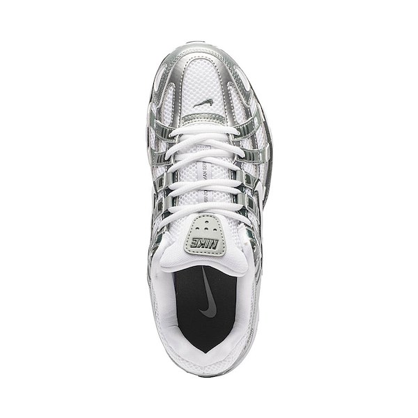 Womens Nike P-6000 Athletic Shoe - White / Mica Green / Camo Green