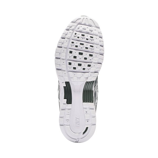 Womens Nike P-6000 Athletic Shoe - White / Mica Green / Camo Green