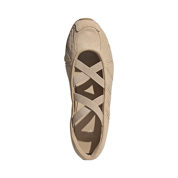 alternate view Womens adidas Ghost Print Ballet Shoe - Magic Beige / Magic Beige / GumALT2