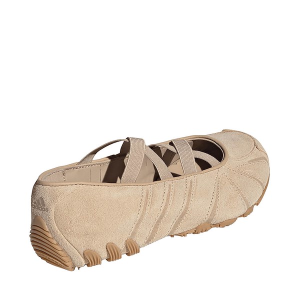 alternate view Womens adidas Ghost Print Ballet Shoe - Magic Beige / Magic Beige / GumALT4