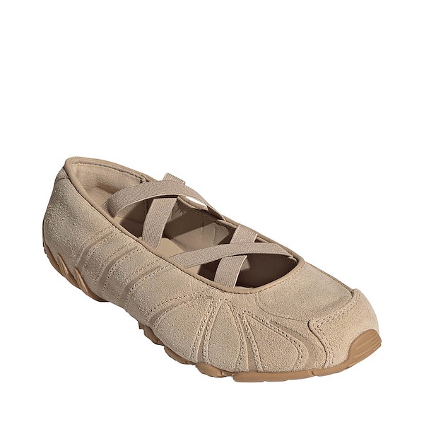 alternate view Womens adidas Ghost Print Ballet Shoe - Magic Beige / Magic Beige / GumALT5